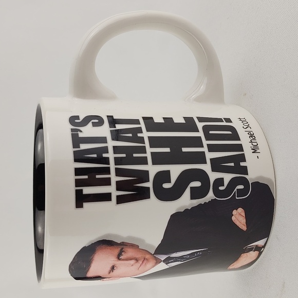 The Office Double Sided Mug THAT’s WHAT SHE SAID! Michael Scott Coffee Tea Large - Picture 2 of 12